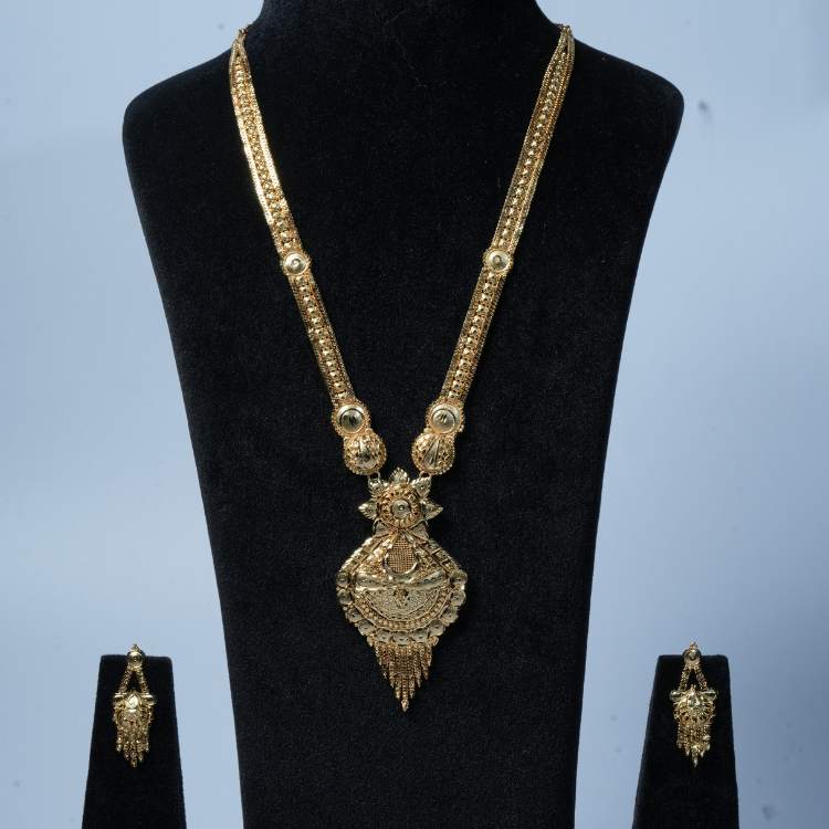 Gold Rani Haar Necklace Set